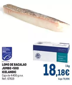 Oferta de Jumbo - Lomo De Bacalao  +500 por 18,18€ en Makro