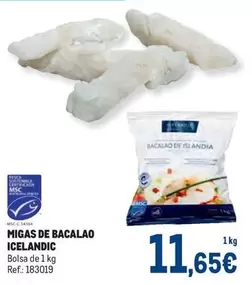 Oferta de Icelandic - Migas De Bacalao por 11,65€ en Makro
