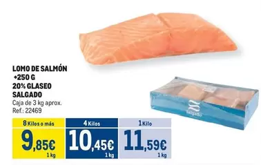 Oferta de Salgado - Lomo De Salmon por 11,59€ en Makro