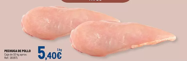 Oferta de Pechuga De Pollo por 5,4€ en Makro