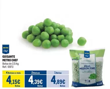 Oferta de Chef - Guisante por 4,89€ en Makro