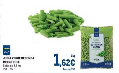 Oferta de Chef - Judia Verde Redonda por 1,62€ en Makro