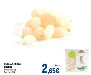 Oferta de Cebolla Perla Greens por 2,65€ en Makro