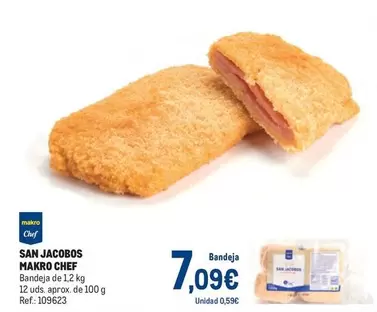 Oferta de Makro - Chef San Jacobos por 7,09€ en Makro