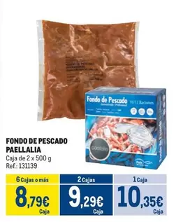 Oferta de Paellalia - Fondo De Pescado por 10,35€ en Makro