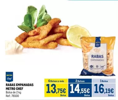 Oferta de Chef - Rabas Empanadas por 16,19€ en Makro