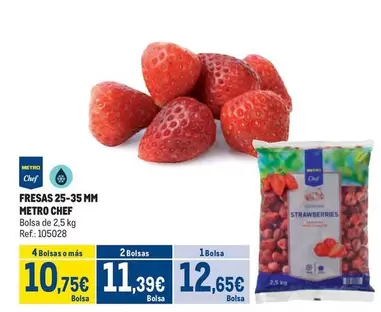 Oferta de Chef - Fresas Mm por 12,65€ en Makro