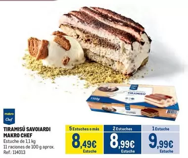Oferta de Makro - Tiramisù Savoiardi por 9,99€ en Makro
