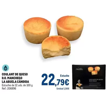 Oferta de La Abuela Candida - Coulant De Queso D.o. Mancheco por 22,79€ en Makro