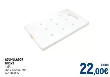 Oferta de Acumulador Gn 1/2 por 22€ en Makro