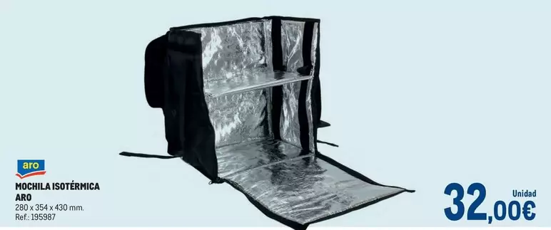 Oferta de Aro - Porchilla Isotérmica por 32€ en Makro
