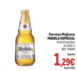 Oferta de Cerveza Mejicana por 1,29€ en Makro