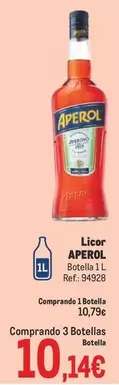 Oferta de Aperol - Licor por 10,14€ en Makro