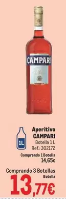 Oferta de Campari - Aperitivo por 13,77€ en Makro