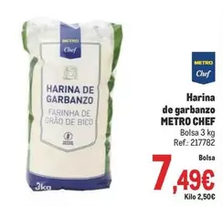Oferta de Chef - Harina De Garbanzo por 7,49€ en Makro