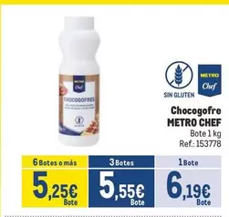 Oferta de Chef -  Chocogofre por 6,19€ en Makro