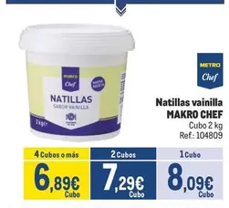 Oferta de Makro - Natillas Vainilla por 8,09€ en Makro