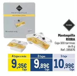 Oferta de Rioba - Mantequilla por 10,99€ en Makro