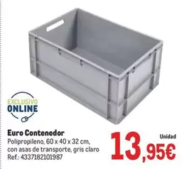 Oferta de Claro - Euro Contenedor por 13,95€ en Makro