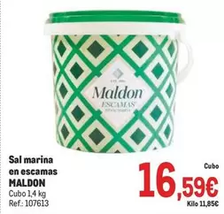 Oferta de Maldon - Sal marina en escamas por 16,59€ en Makro