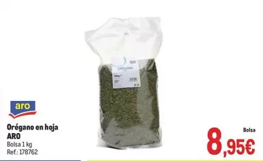Oferta de Aro - Oregano En Hoja por 8,95€ en Makro