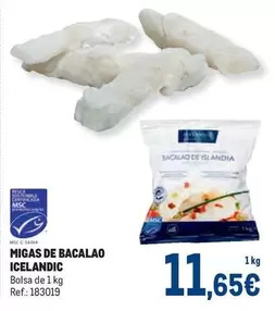 Oferta de Icelandic - Migas De Bacalao por 11,65€ en Makro
