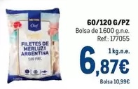 Oferta de Chef - 60/120 G/pz por 6,87€ en Makro