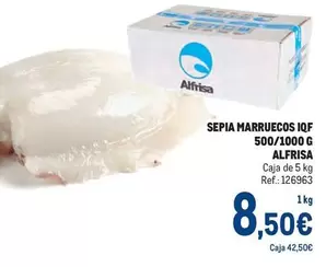 Oferta de Alfrisa - Sepia Marruecos Iqf 500/1000 G por 8,5€ en Makro