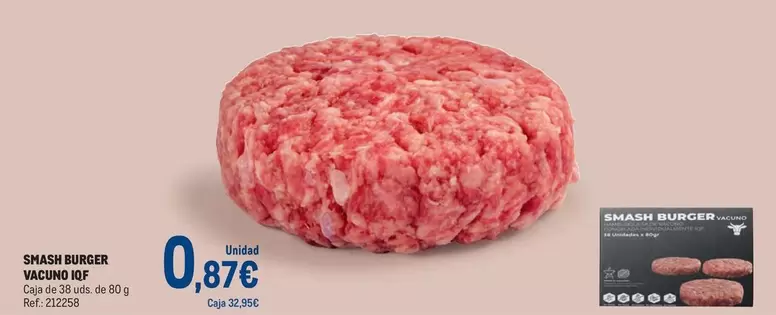 Oferta de Smash - Snack Burger por 0,87€ en Makro