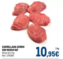 Oferta de Carrillada Cerdo Sin Hueso Iqf por 10,95€ en Makro