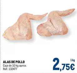 Oferta de Alas De Pollo por 2,75€ en Makro