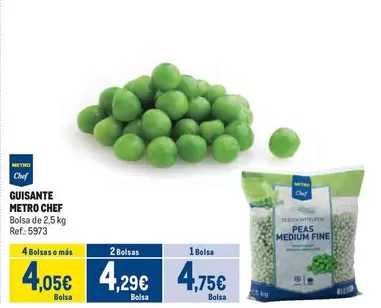Oferta de Chef - Guisante por 4,75€ en Makro