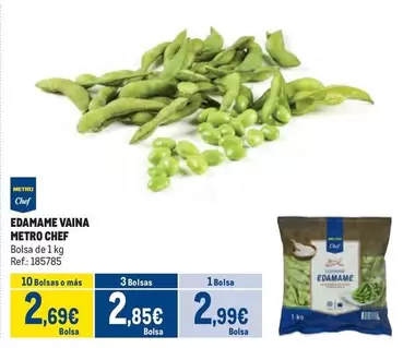 Oferta de Chef - Edamame Vaina por 2,99€ en Makro