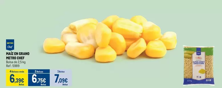 Oferta de Chef select - Huile De Grano Metrio por 6,95€ en Makro