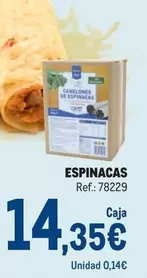 Oferta de Espinacas por 14,35€ en Makro