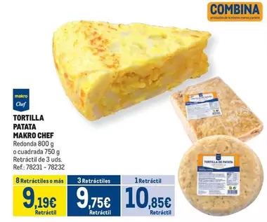 Oferta de Makro - Tortilla Patata por 10,85€ en Makro