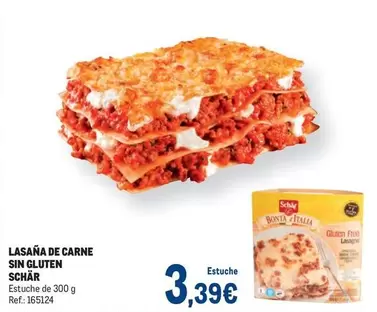 Oferta de Schär - Lasana De Carne Sin Gluten por 3,39€ en Makro