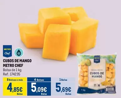 Oferta de Chef -  Cubos De Mango por 5,69€ en Makro