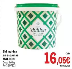 Oferta de Maldon - Sal marina en escamas por 16,05€ en Makro