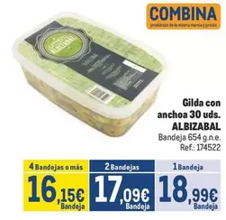Oferta de Gilda - Gilda Con Anchoa 30 Uds. por 18,99€ en Makro