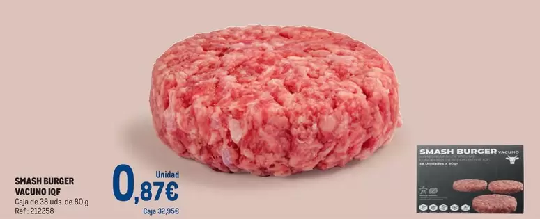 Oferta de Smash - Smash burger por 0,87€ en Makro