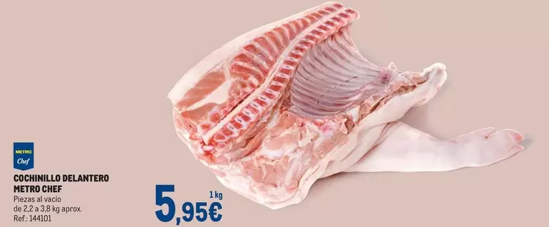 Oferta de Chef - Cochinillo Delantero por 5,95€ en Makro