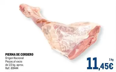 Oferta de Origen - Pierna De Cordero por 11,45€ en Makro