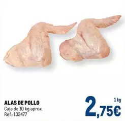 Oferta de Alas De Pollo por 2,75€ en Makro