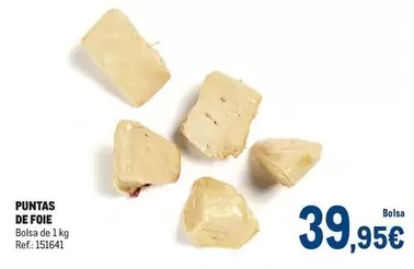 Oferta de Puntas De Foie por 39,95€ en Makro