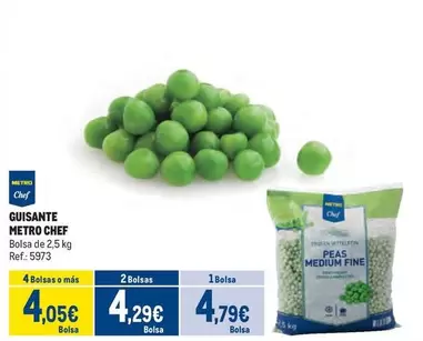 Oferta de Chef - Guisante por 4,79€ en Makro