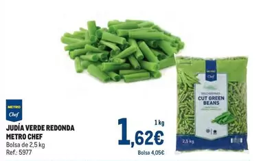 Oferta de Chef - Judia Verde Redonda por 1,62€ en Makro
