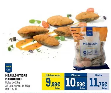Oferta de Makro - Mejillon Tigre por 11,75€ en Makro