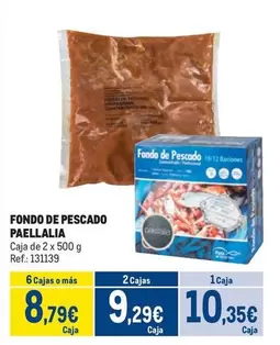 Oferta de Paellalia - Fondo De Pescado por 10,35€ en Makro