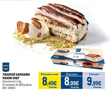 Oferta de Makro - Tiramisù Savoiardi por 9,99€ en Makro